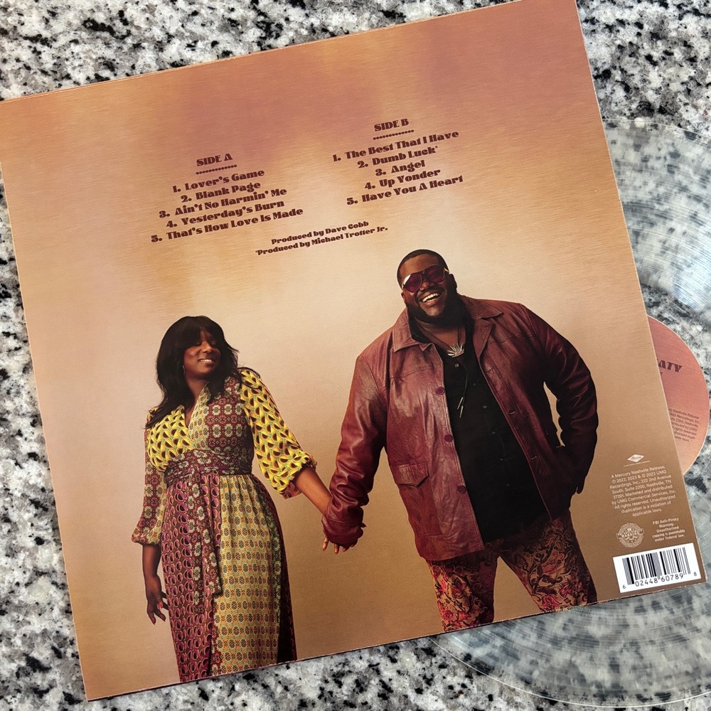 The War & Treaty ‘Lover's Game’ Clear Vinyl Record - Picture 2 of 3